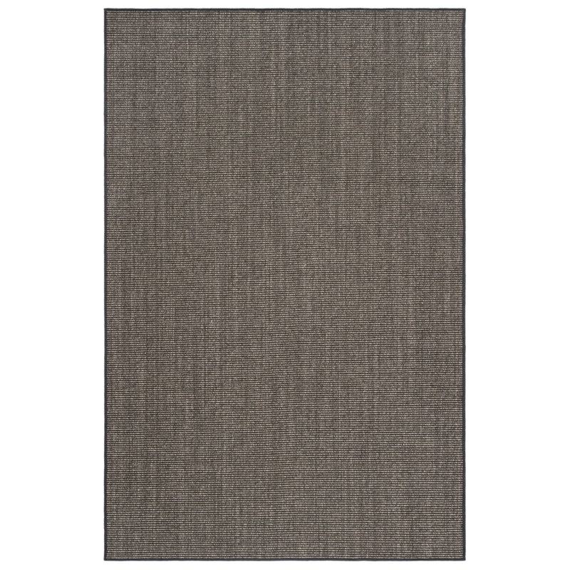 Martha Stewart Sisal/Jute Rug in Charcoal, Rectangle 8' x 10'