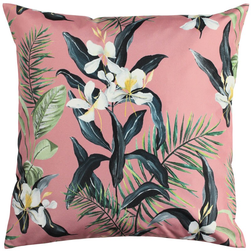 Honolulu Indoor / Outdoor Floral Square Cushion Cover