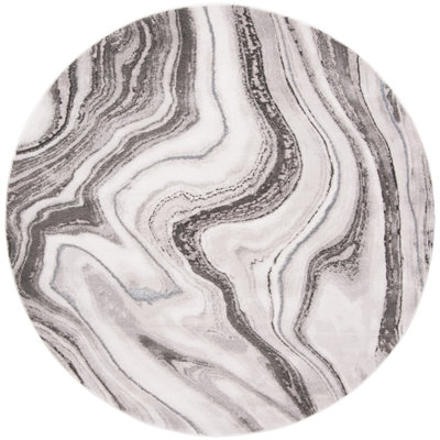 Tapis abstrait gris Swindle