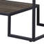 Table basse avec tablette