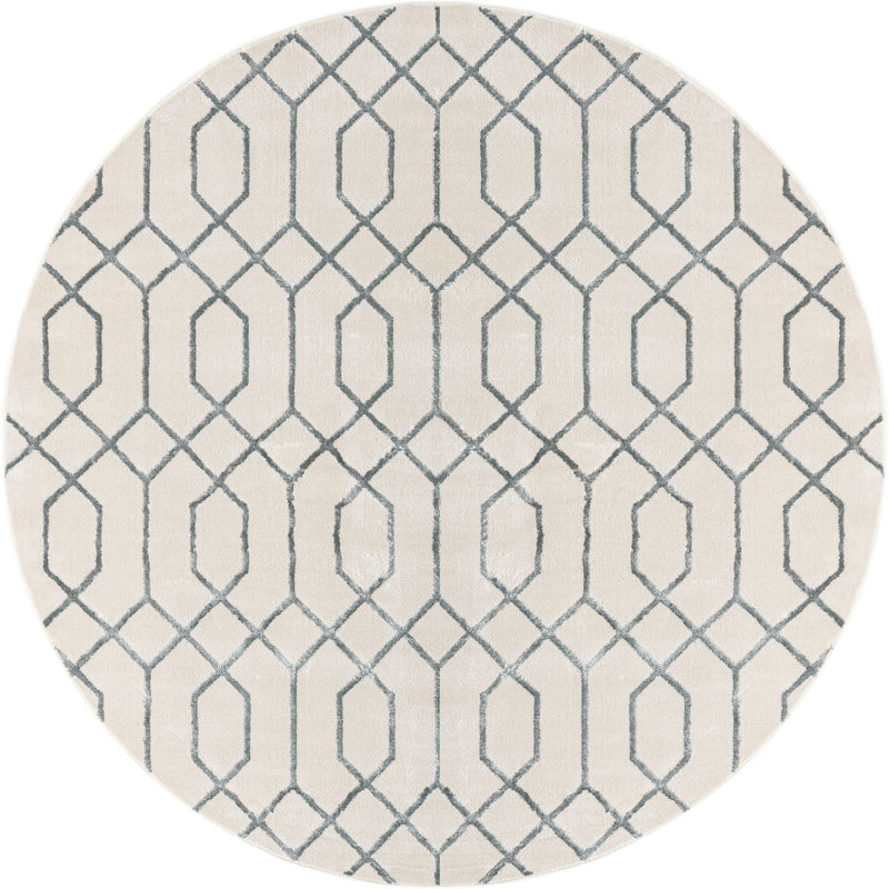 Corando Geometric Indoor Rug, Square 7'10"
