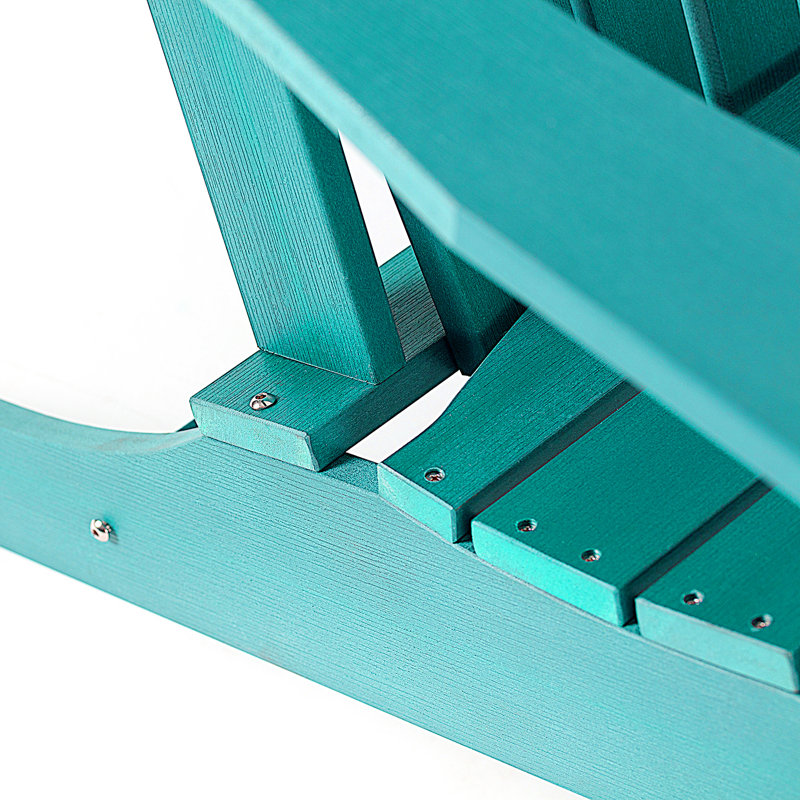 Chaise Adirondack pliante en plastique Hyginos, Tiffany