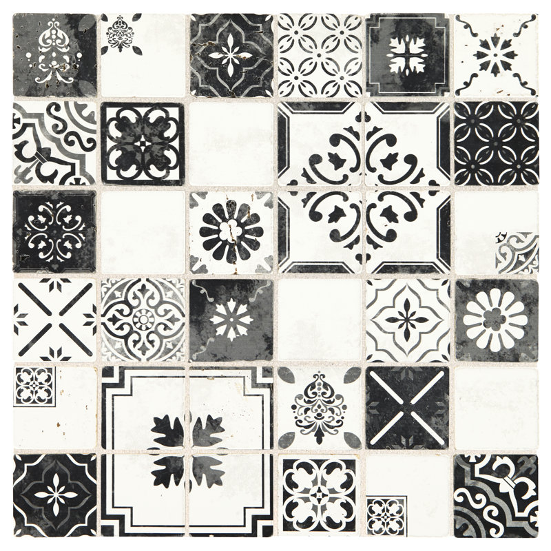 Carrelage mural en mosaïque aspect pierre naturelle émaillée Itona (ensemble de 10) (9,70 pieds carrés par carton)
