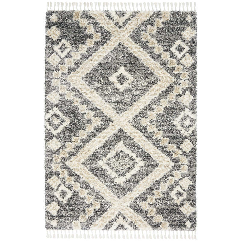 Tapis gris Drusilla, Rectangle 4 pi x 6 pi