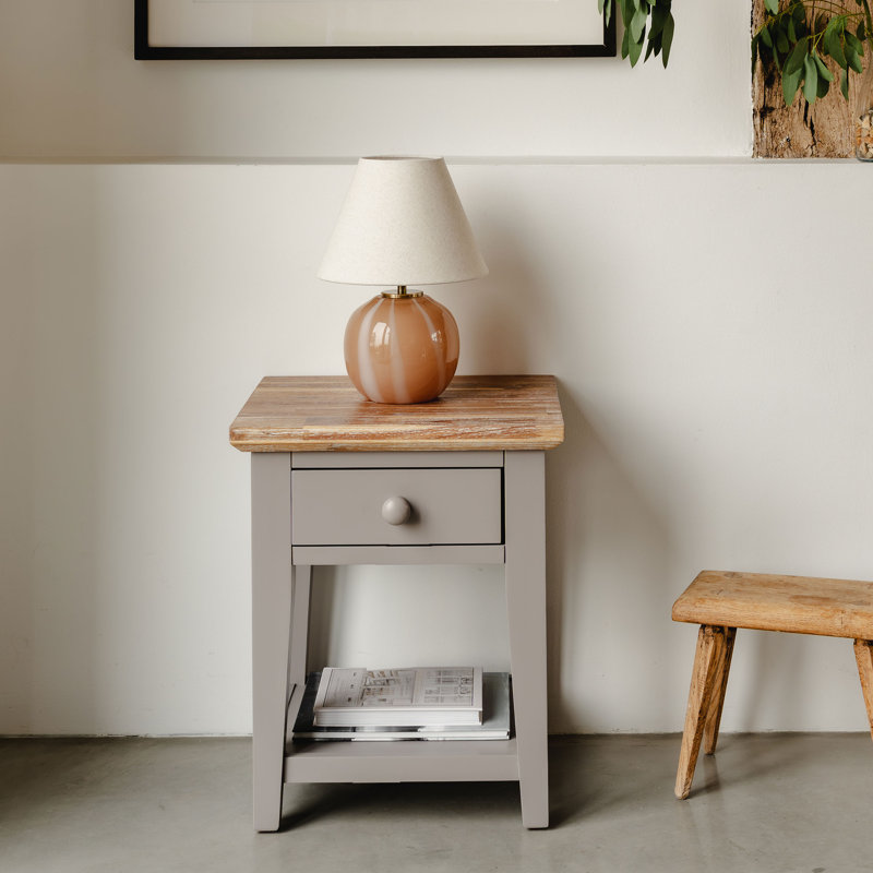 Decatur End Table, Dove Grey