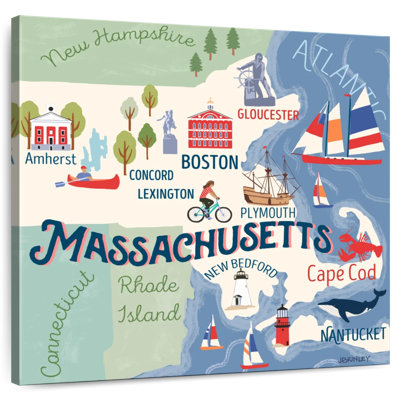 State Maps - Massachusetts Attractions