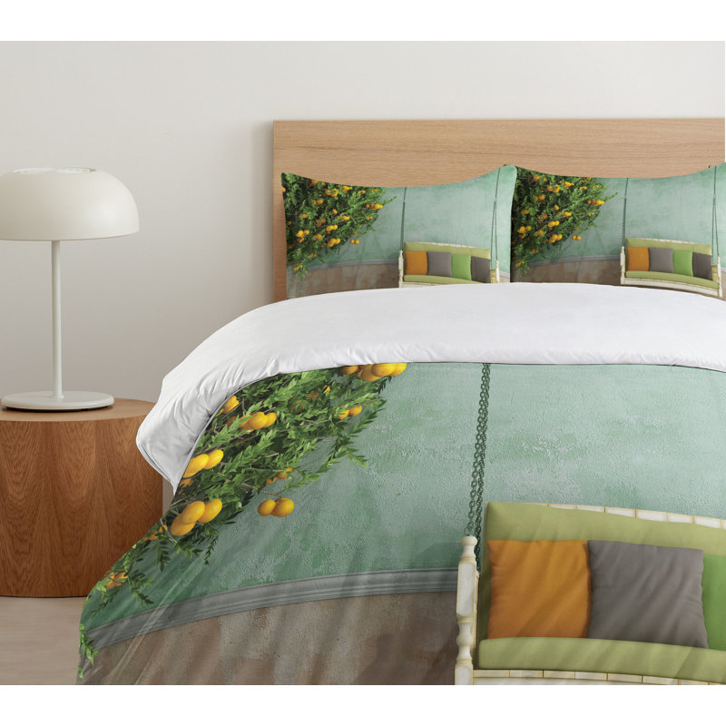 Polyester Floral Duvet Cover