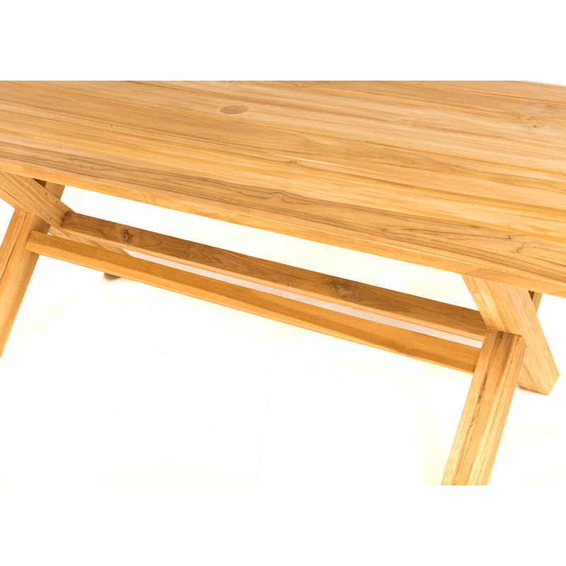 Lakewood Outdoor Teak Dining Table, Natural