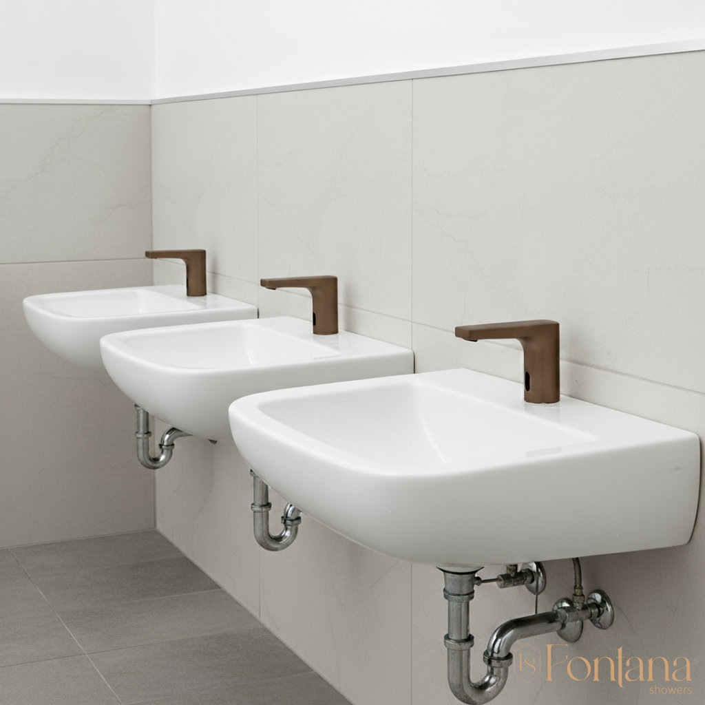 FontanaShowers Commercial Light Oil Rubbed Bronze Touchless Automatic ...