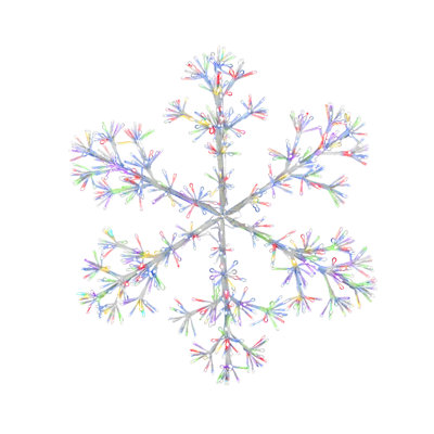 Sparkler Snowflakes 36 " LED Twinkling Indoor / Outdoor Lighted Window Décor