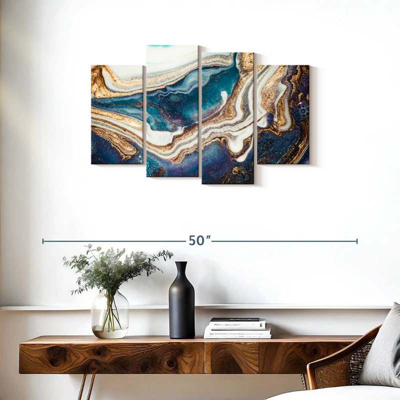 Avery Agate Ripples Abstract, 22" H x 36" W