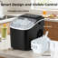 Spector 26.46 lb. Daily Production Bullet Clear Ice Freestanding Ice Maker