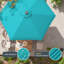 Parasol de marché éclairé Elbe-132465572