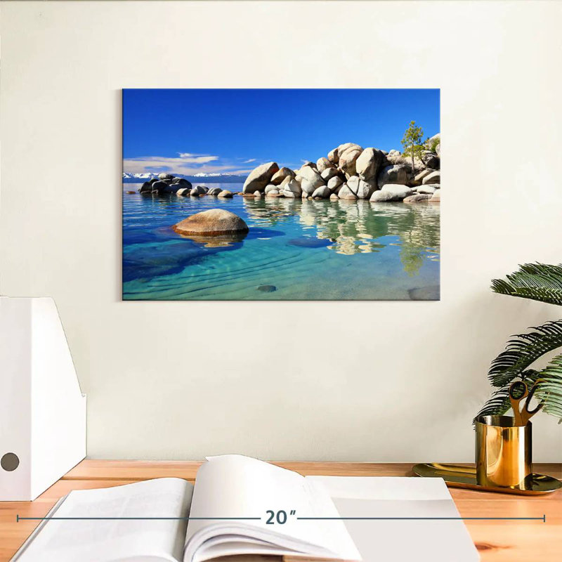 Alvord Peaceful Lake Tahoe, H 8 po x l 12 po