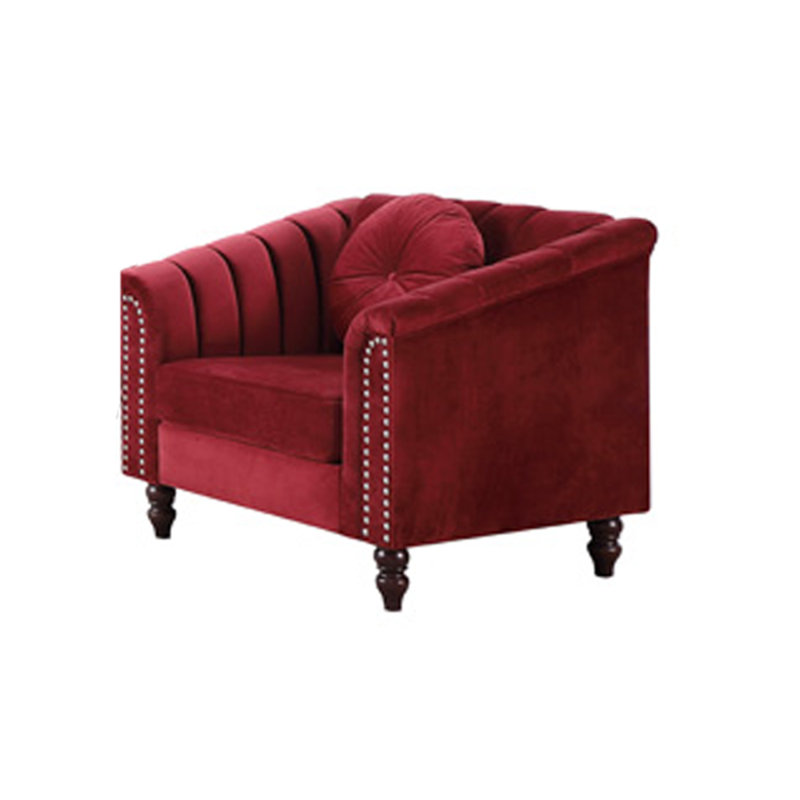 Camyiah 3 - Piece Living Room Set, Wine Red