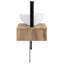 Single Bathroom Vanity with Ceramic Basin-699954319