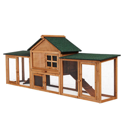 Cage à lapin en bois, poulailler d'extérieur
