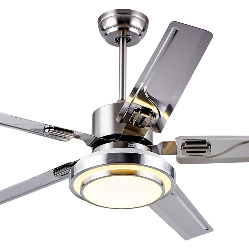 Malicai Ceiling Fan with LED Lights, 52"