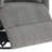 Charcoal Chenille  Glider Recliner with Swivel-207690755