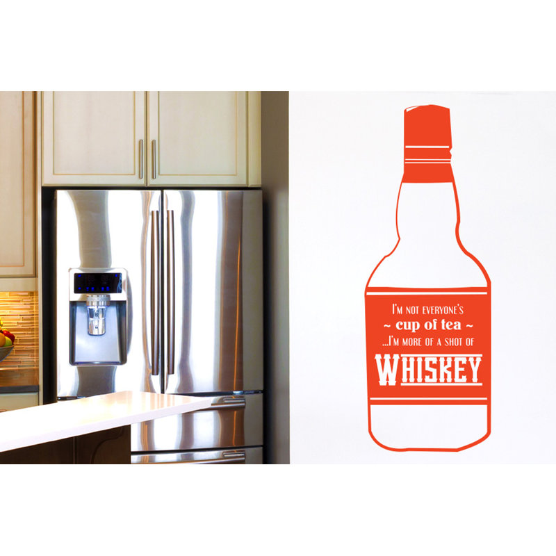 Food & Beverage Wall Decal, Orange