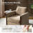Nicha 31.25W" Modern Down-filled Solid Wood Swivel Barrel Chair-671930159