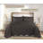 Aspen Floral Scalloped Edge Cotton Blend Coverlet / Bedspread with Sham Set-1861085166-1860859107