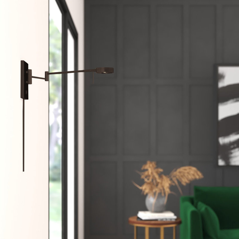 Mangino Swing Arm Sconce, Copper Bronze Patina