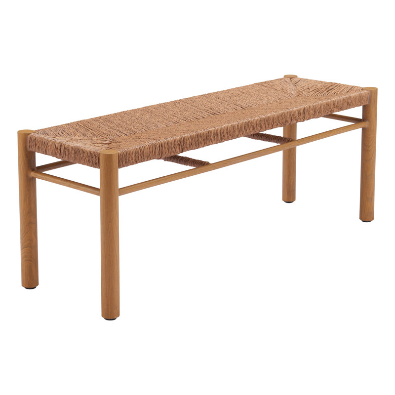 Banc moderne pour siège de patio, Naturel