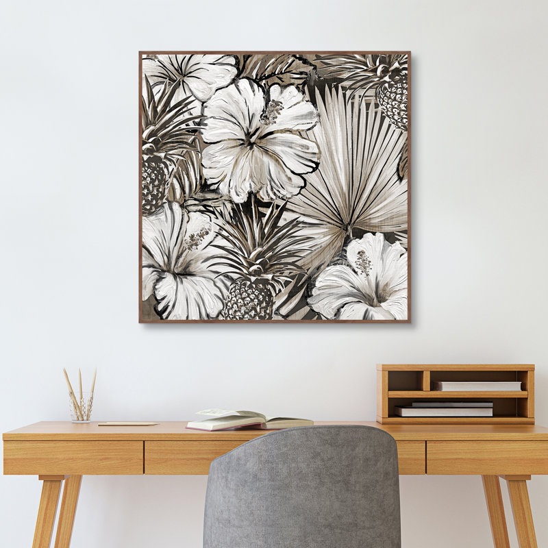 «Tropic Dream R» par Studio Arts, art mural encadré