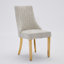 Chaise de salle à manger rembourrée haut de gamme à dossier haut avec pieds en bois massif (lot de 2)-1235107570-1235107576-1235107577