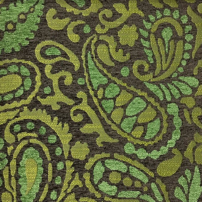 Tissu de revêtement Hyde-Sydney Chenille, Herbe