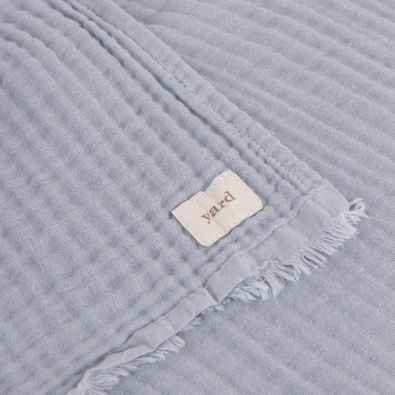 Lark Machine Woven Throw Blanket, Blue, 260 cm x 240 cm