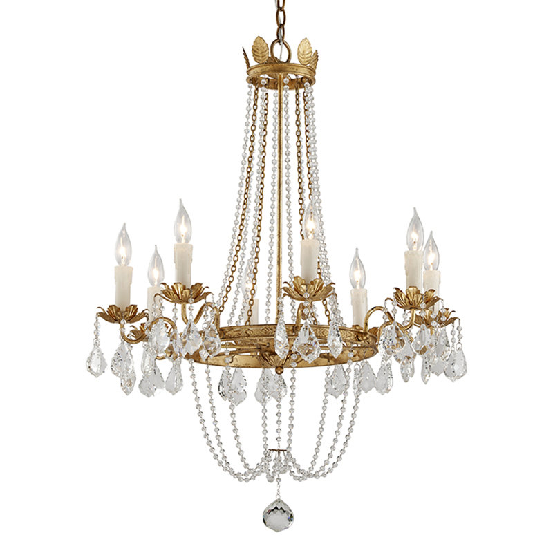 Viola 8-Light Crystal Chandelier