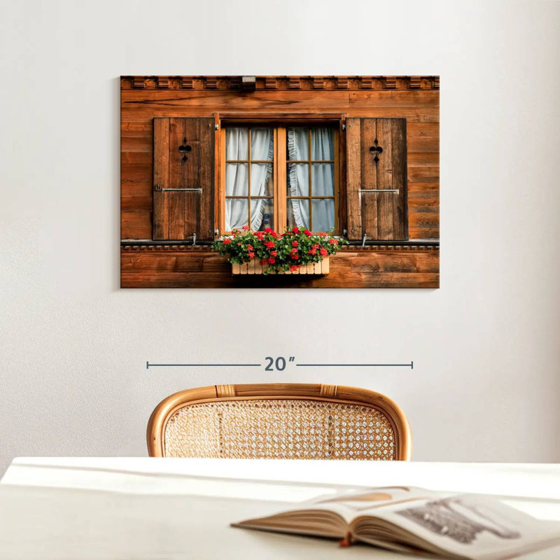 Lilie House Window, 16" H x 24" W
