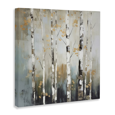 «Autumn Birch Impressions», art mural sur toile par Irena Orlov