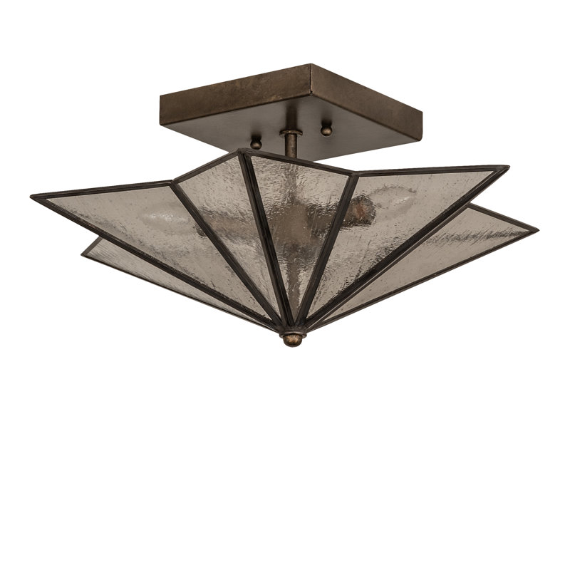 16" Wide Star Semi-Flushmount