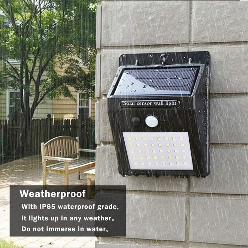 Solar Powered Outdoor Security Area Lights with Motion Sensor