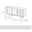 Buffet en bois massif de style Mid-Century-767911519