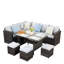 15.09 " W Patio Sectional Set