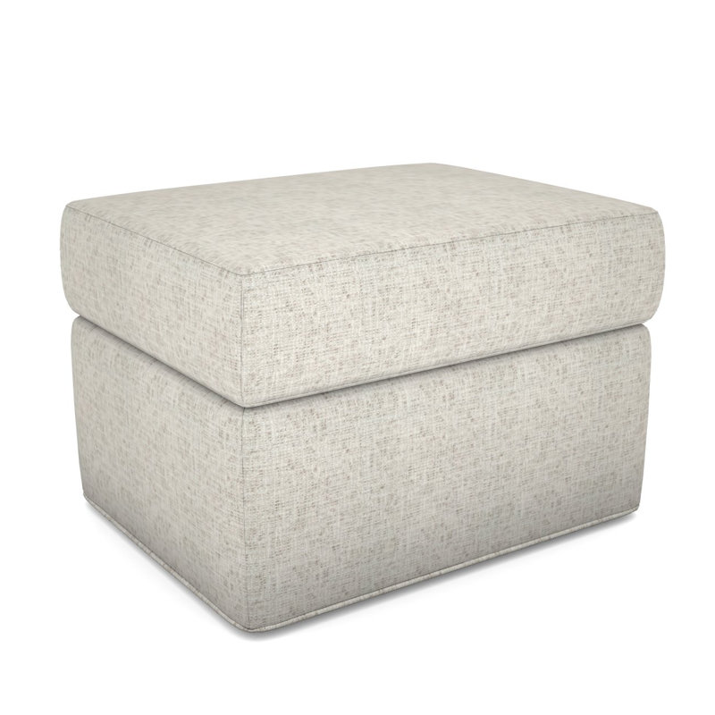 Repose-pieds rembourré Newlin, Non, Métal Tuck