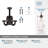 Vicinity Traditional Triple Prong Decorative Wall Hook-78538319