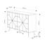 Dune Console Sideboard Geometric Design Wide 123cm-102236706