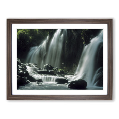 Striking Waterfall - Single Picture Frame Print