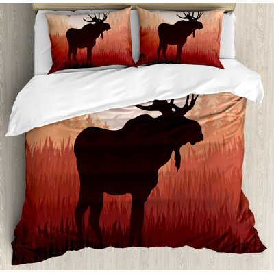 Moose Eclectic Duvet Cover