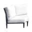 Canapé d'angle extérieur en aluminium Sectiona