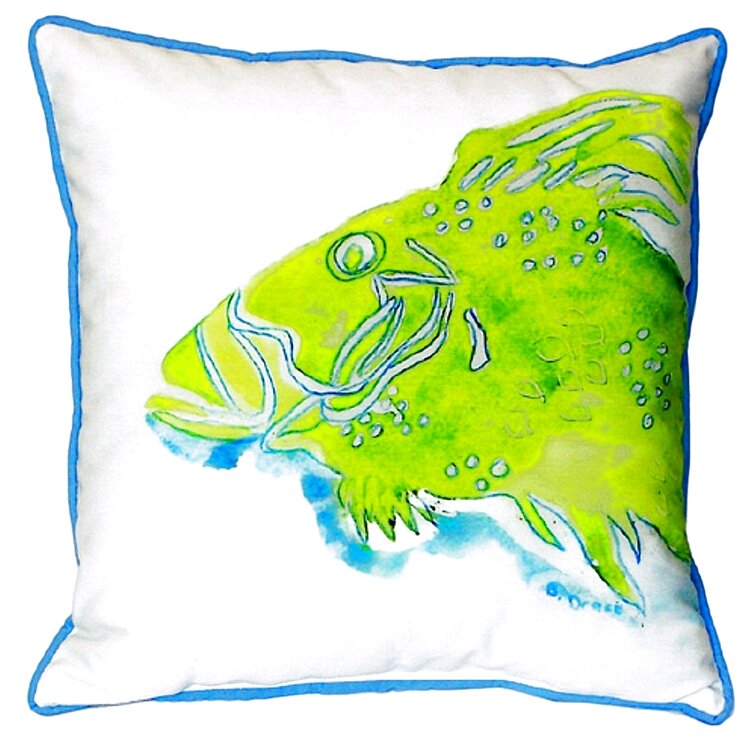 Accent pillow small fish