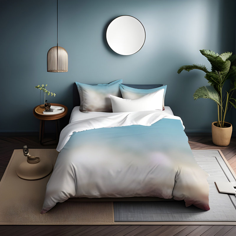 Literie, Housse de couette simple + 1 taie décorative pour