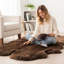Tapis brun fait à la main Fraga-1313107860