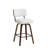 26" Swivel Upholstered Counter Stool with Walnut-Finish Bentwood Frame-114223068-114223064