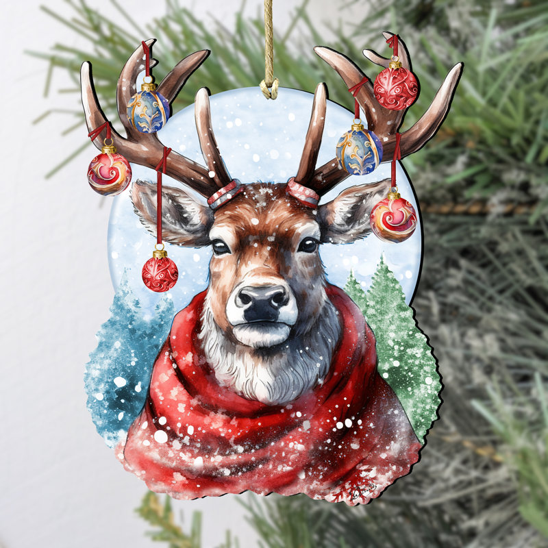Ornement en bois Christmas Mood de G. Debrekht
